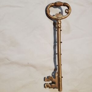 Vintage Brass Skeleton Key